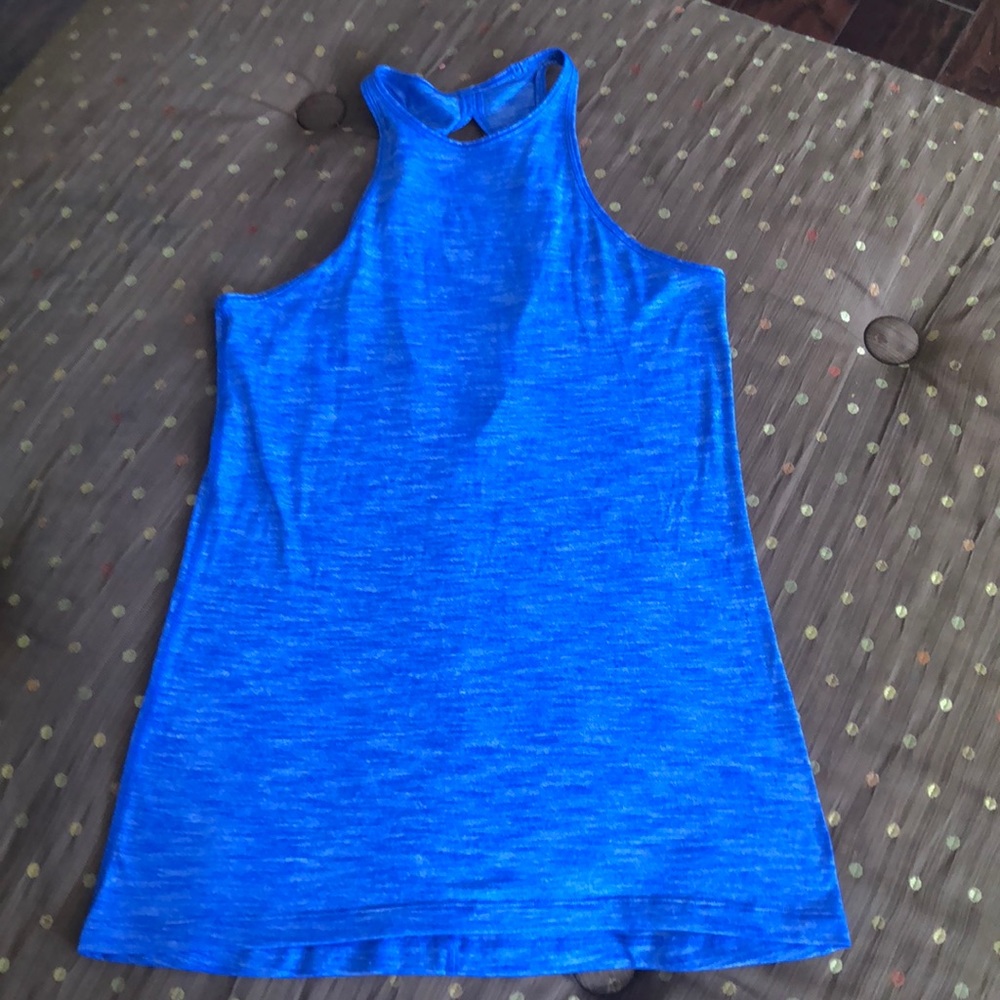 Lululemon loose fitting blue tank size 2
